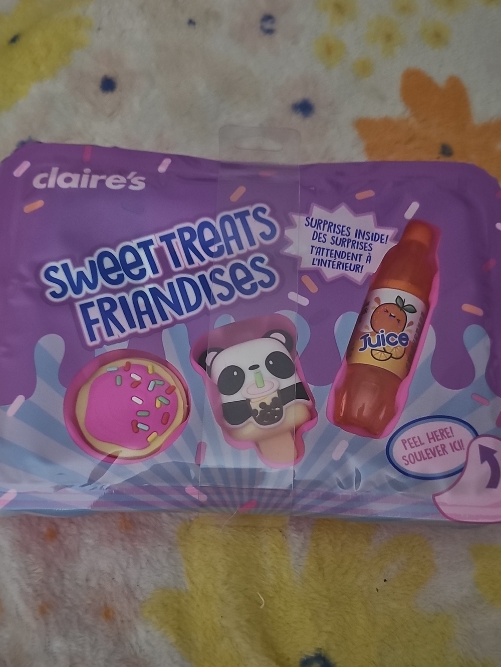Claire's Sweet Treats Bath Set – Purple with Pink Accents
